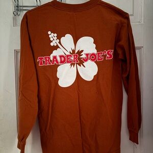 Women's Long Sleeve Tee in Rust by Trader Joe's